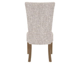 Canadel Upholstered Dining Chair 5013 in FP Crypton® and 25 Pecan Washed, back view