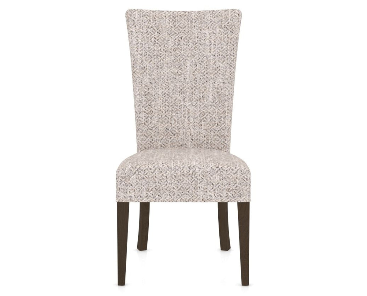 Canadel Upholstered Dining Chair 5013 in FP Crypton® and 29 Hazelnut Washed, front view