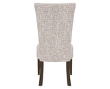 Canadel Upholstered Dining Chair 5013 in FP Crypton® and 29 Hazelnut Washed, back view