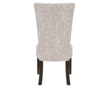 Canadel Upholstered Dining Chair 5013 in FP Crypton® and 59 Davy's Grey, back view