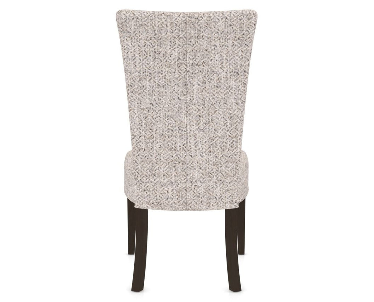Canadel Upholstered Dining Chair 5013 in FP Crypton® and 59 Davy's Grey, back view
