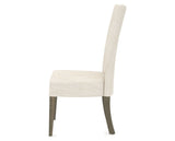 Canadel Upholstered Dining Chair 5013 in FT InsideOut® and 08 Shadow, side view
