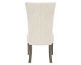 Canadel Upholstered Dining Chair 5013 in FT InsideOut® and 08 Shadow, back view