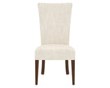Canadel Upholstered Dining Chair 5013 in FT InsideOut® and 19 Cognac Washed, front view