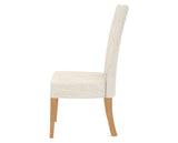 Canadel Upholstered Dining Chair 5013 in FT InsideOut® and 20 Caramel Washed, side view