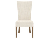 Canadel Upholstered Dining Chair 5013 in FT InsideOut® and 25 Pecan Washed, front view