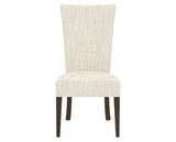 Canadel Upholstered Dining Chair 5013 in FT InsideOut® and 29 Hazelnut Washed, front view