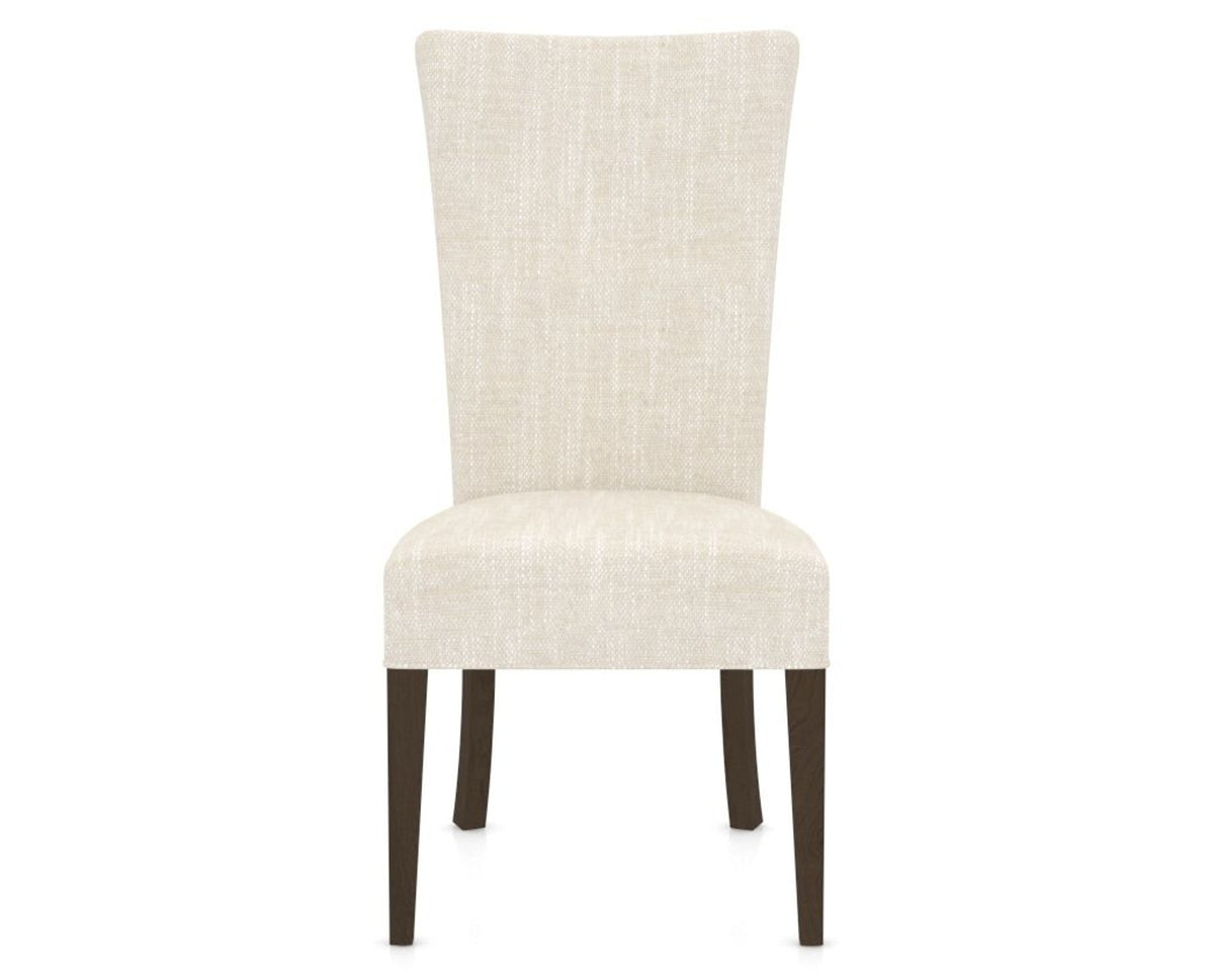 Canadel Upholstered Dining Chair 5013 in FT InsideOut® and 29 Hazelnut Washed, front view
