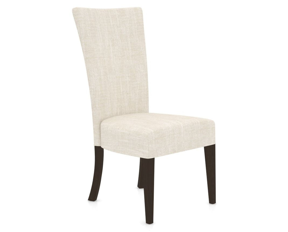 Canadel Upholstered Dining Chair 5013 in FT InsideOut® and 59 Davy's Grey, three-quarter view