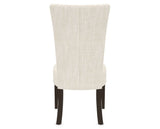 Canadel Upholstered Dining Chair 5013 in FT InsideOut® and 59 Davy's Grey, back view