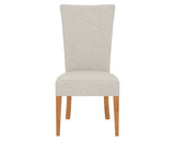 Canadel Upholstered Dining Chair 5013 in Honey Washed, front view