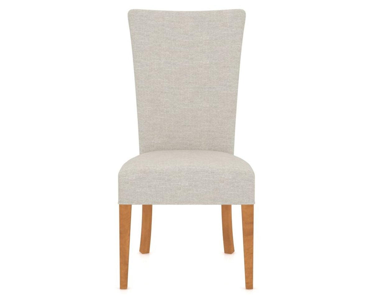 Canadel Upholstered Dining Chair 5013 in Honey Washed, front view