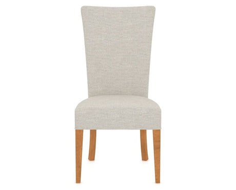 Canadel Upholstered Dining Chair 5013 in Honey Washed, front view