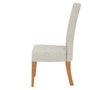 Canadel Upholstered Dining Chair 5013 in Honey Washed, side view