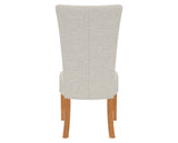 Canadel Upholstered Dining Chair 5013 in Honey Washed, back view