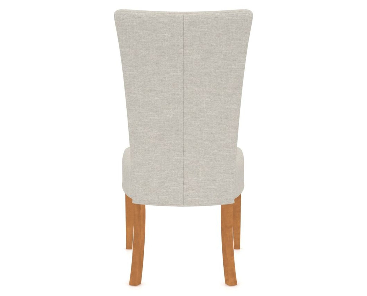 Canadel Upholstered Dining Chair 5013 in Honey Washed, back view
