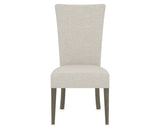 Canadel Upholstered Dining Chair 5013 in TB Fabric and 08 Shadow, front view