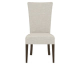 Canadel Upholstered Dining Chair 5013 in TB Fabric and 29 Hazelnut Washed, front view