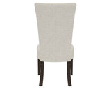 Canadel Upholstered Dining Chair 5013 in TB Fabric and 59 Davy's Grey, back view