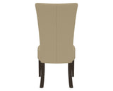 Canadel Upholstered Dining Chair 5013 in XY Faux Leather and 59 Davy's Grey, back view
