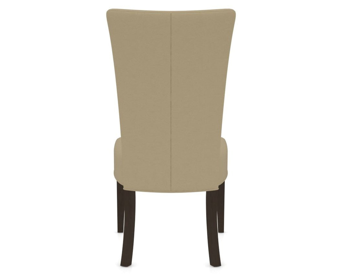 Canadel Upholstered Dining Chair 5013 in XY Faux Leather and 59 Davy's Grey, back view