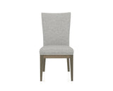 Canadel Frank Dining Chair in Shadow, 7C Fabric, front view