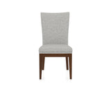 Canadel Frank Dining Chair in Cognac Washed, 7C Fabric, front view