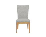 Canadel Frank Dining Chair in Caramel Washed, 7C Fabric, front view