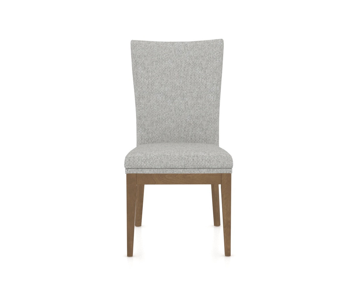 Canadel Frank Dining Chair in Pecan Washed, 7C Fabric, front view
