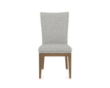 Canadel Frank Dining Chair in Pecan Washed, 7C Fabric, front view