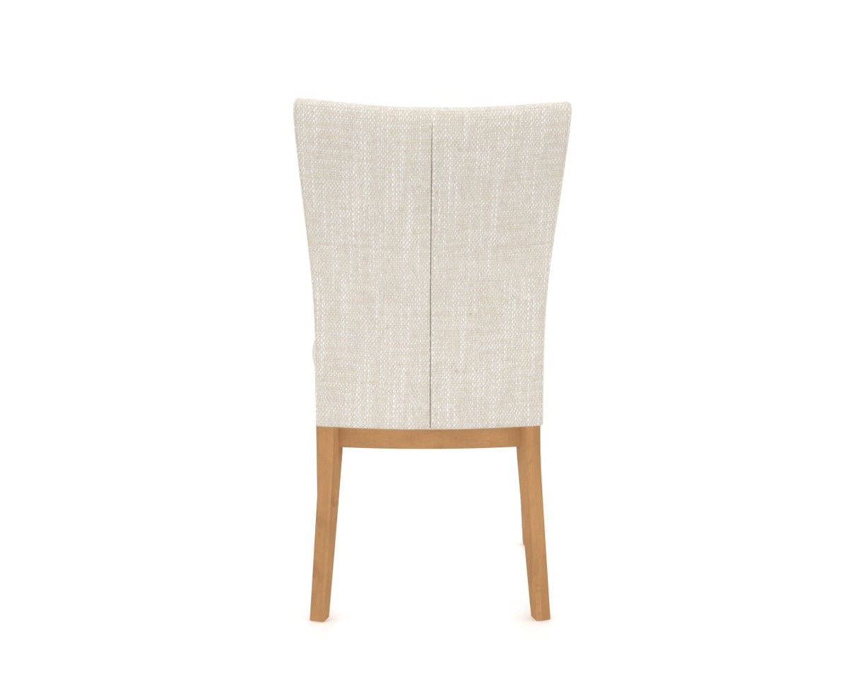 Canadel Frank Dining Chair in Caramel Washed, FT InsideOut®, back view