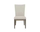 Canadel Frank Dining Chair in Shadow, TB Fabric, front view