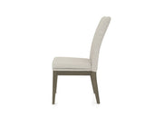 Canadel Frank Dining Chair in Shadow, TB Fabric, side view