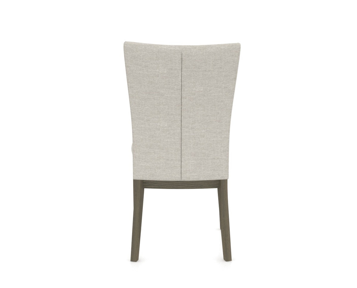 Canadel Frank Dining Chair in Shadow, TB Fabric, back view