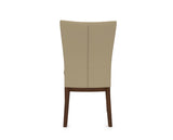 Canadel Frank Dining Chair in Cognac Washed, XY Faux Leather, back view
