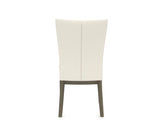 Canadel Frank Dining Chair in Shadow, YJ Faux Leather, back view