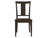 Canadel Dining Chair 5024 in Wood Seat and 59 Davy's Grey, front view