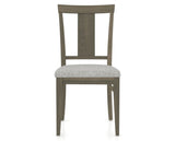 Canadel Dining Chair 5024 in 7C Fabric and 08 Shadow, front view