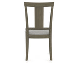 Canadel Dining Chair 5024 in 7C Fabric and 08 Shadow, back view