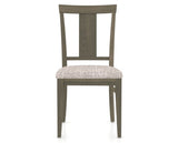Canadel Dining Chair 5024 in FP Crypton® and 08 Shadow, front view