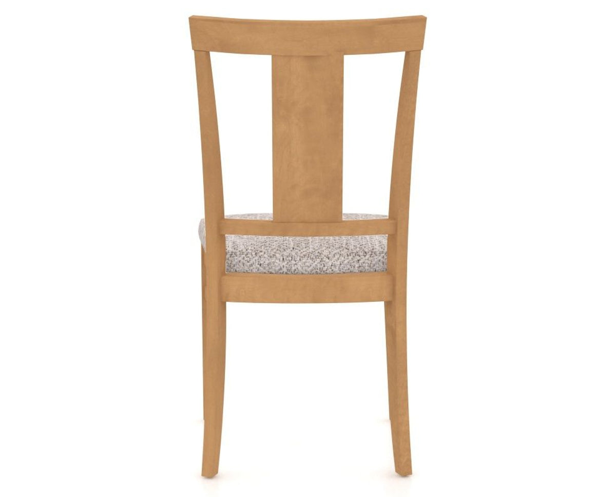 Canadel Dining Chair 5024 in FP Crypton® and 20 Caramel Washed, back view