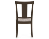 Canadel Dining Chair 5024 in FP Crypton® and 29 Hazelnut Washed, back view