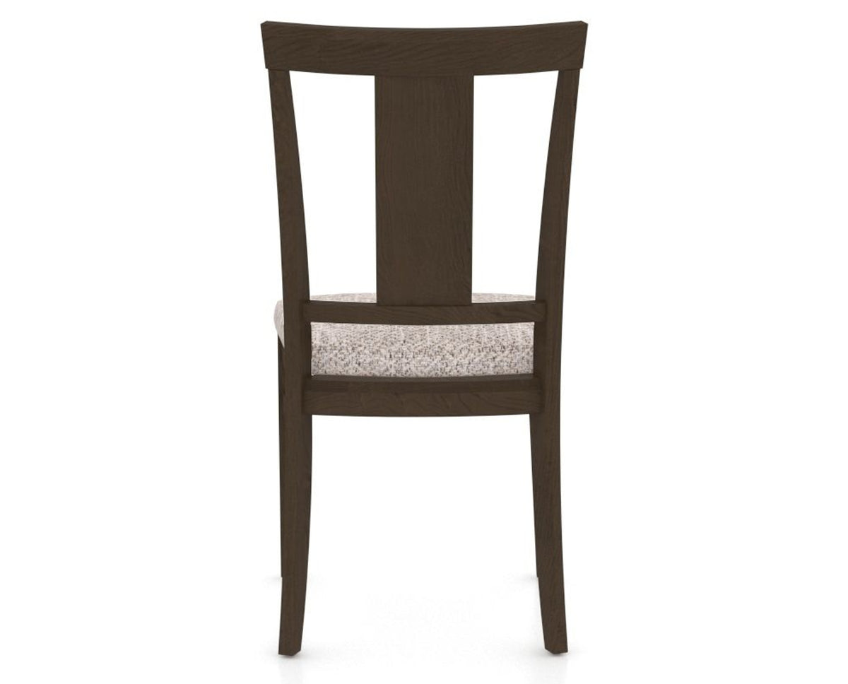 Canadel Dining Chair 5024 in FP Crypton® and 29 Hazelnut Washed, back view