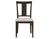 Canadel Dining Chair 5024 in FP Crypton® and 59 Davy's Grey, front view