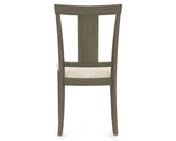 Canadel Dining Chair 5024 in FT InsideOut® and 08 Shadow, back view