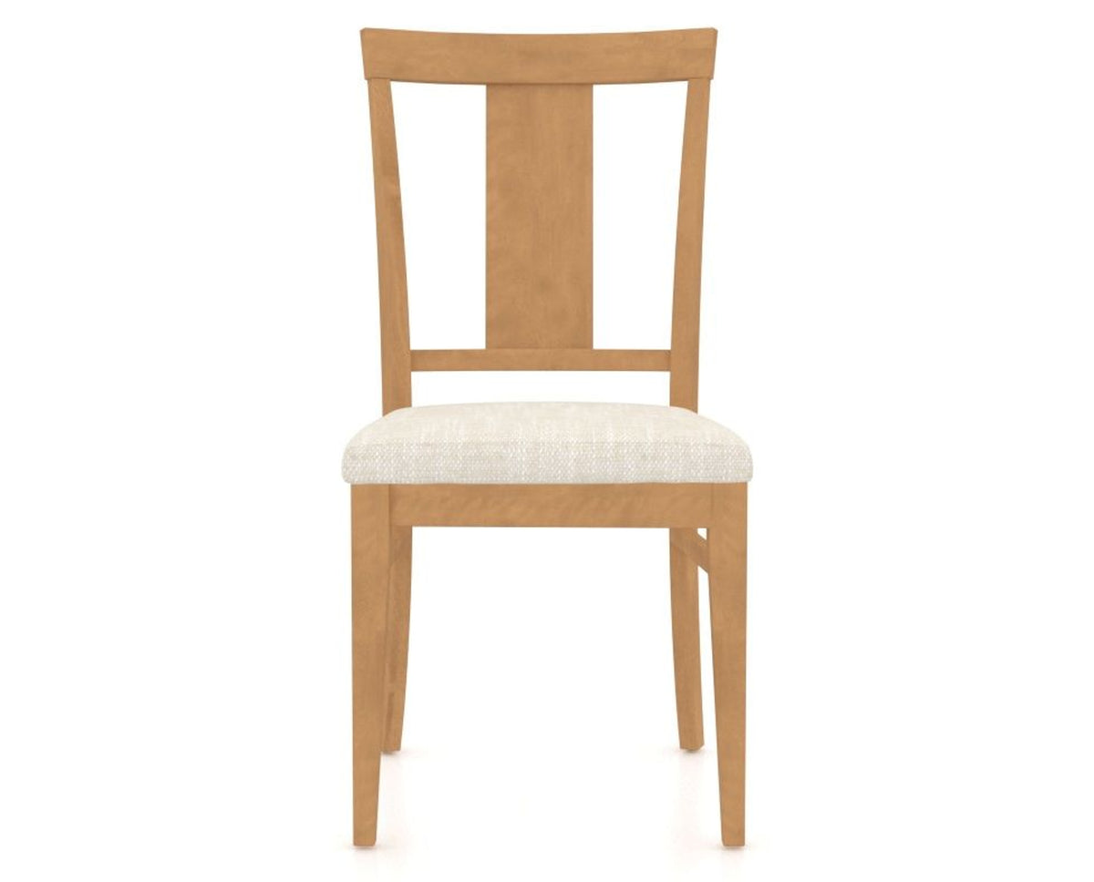 Canadel Dining Chair 5024 in FT InsideOut® and 20 Caramel Washed, front view