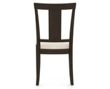 Canadel Dining Chair 5024 in FT InsideOut® and 59 Davy's Grey, back view