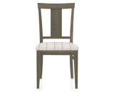 Canadel Dining Chair 5024 in OZ Fabric and 08 Shadow, front view