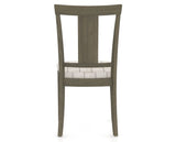Canadel Dining Chair 5024 in OZ Fabric and 08 Shadow, back view