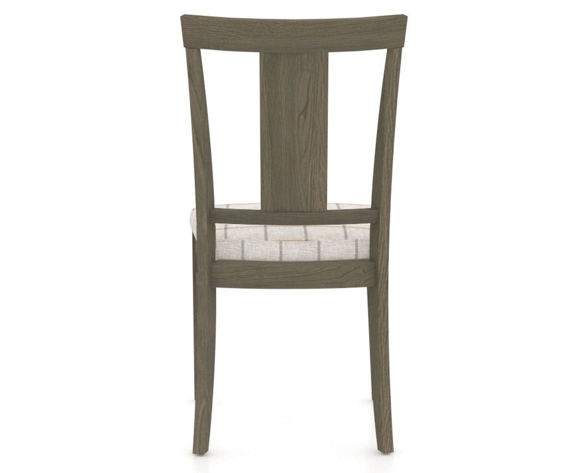Canadel Dining Chair 5024 in OZ Fabric and 08 Shadow, back view